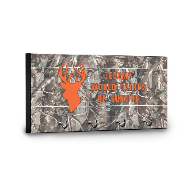 Hunting Camo Key Hanger - Front View with Hooks
