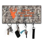 Hunting Camo Key Hanger w/ 4 Hooks w/ Graphics and Text