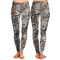 Hunting Camo Ladies Leggings - Front and Back