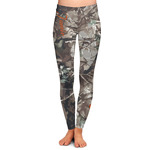 Hunting Camo Ladies Leggings - Extra Large (Personalized)