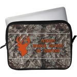 Hunting Camo Laptop Sleeve / Case - 15" (Personalized)