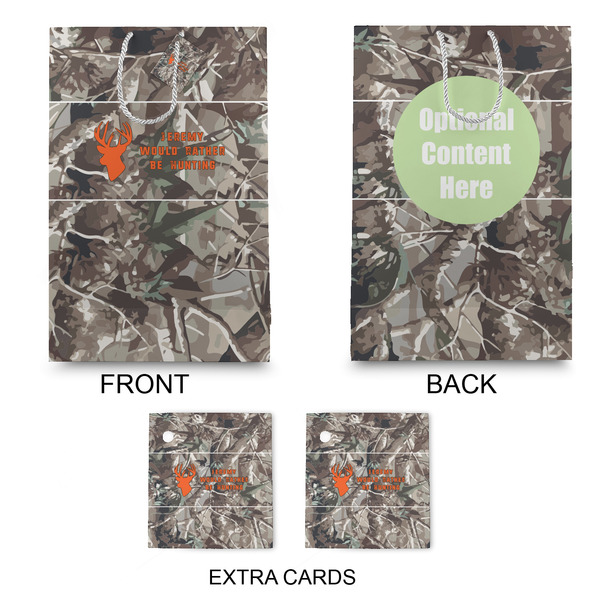 Hunting Camo Large Gift Bag - Approval
