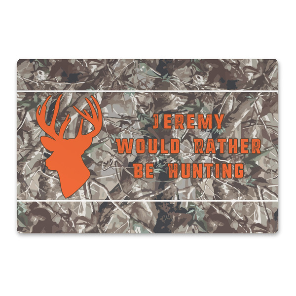 Custom Hunting Camo Large Rectangle Car Magnet (Personalized)