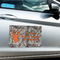 Hunting Camo Large Rectangle Car Magnets- In Context