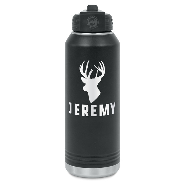 Custom Hunting Camo Water Bottles - Laser Engraved (Personalized)