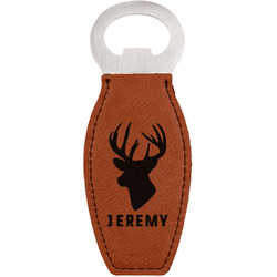 Hunting Camo Leatherette Bottle Opener (Personalized)