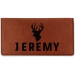 Hunting Camo Leatherette Checkbook Holder (Personalized)