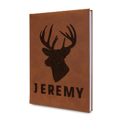 Hunting Camo Leather Sketchbook - Small - Double Sided (Personalized)