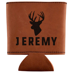 Hunting Camo Leatherette Can Sleeve (Personalized)