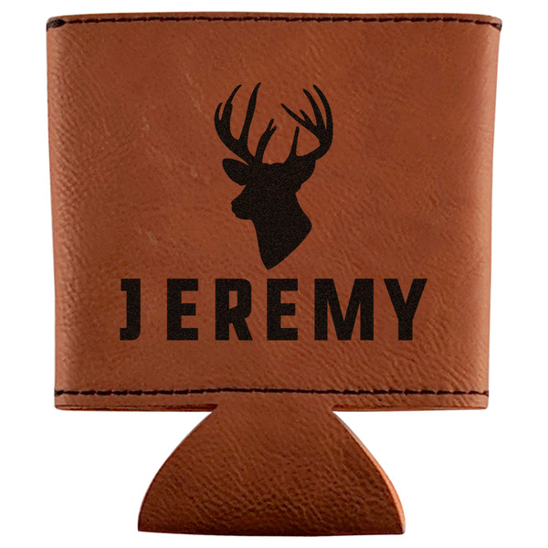 Custom Hunting Camo Leatherette Can Sleeve (Personalized)