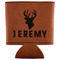 Hunting Camo Leatherette Can Sleeve - Flat