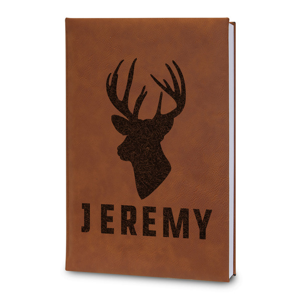 Custom Hunting Camo Leatherette Journal - Large - Double Sided (Personalized)