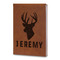 Hunting Camo Leatherette Journals - Large - Double Sided - Angled View