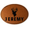 Hunting Camo Leatherette Patches - Oval