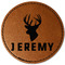 Hunting Camo Leatherette Patches - Round