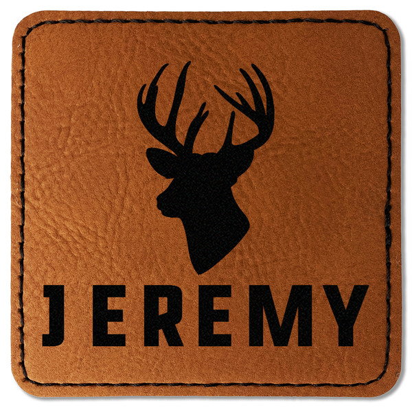 Hunting Camo Leatherette Patches - Square