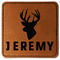 Hunting Camo Faux Leather Iron On Patch - Square (Personalized)