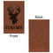 Hunting Camo Leatherette Sketchbooks - Small - Single Sided - Front & Back View