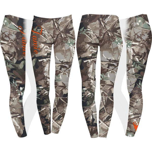 Hunting Camo Leggings Turn Around - Apvl
