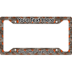 Hunting Camo License Plate Frame - Style A (Personalized)