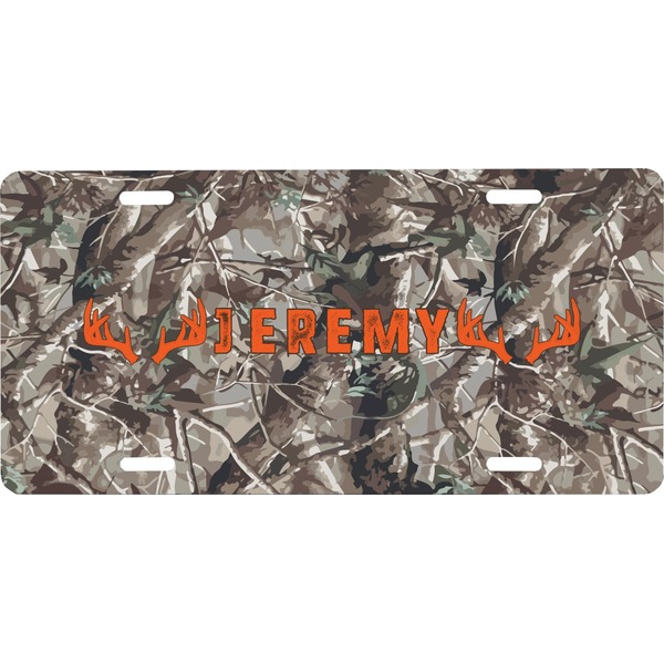 Custom Hunting Camo Front License Plate (Personalized)