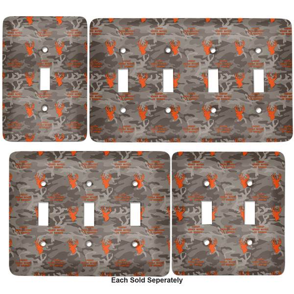 Hunting Camo Light Switch Covers all sizes
