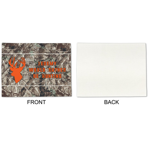 Hunting Camo Linen Placemat - APPROVAL Single (single sided)