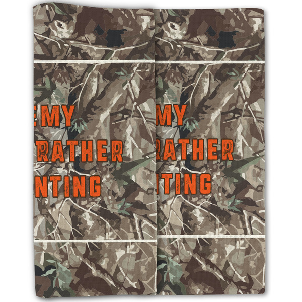 Hunting Camo Linen Placemat - Folded Half (double sided)
