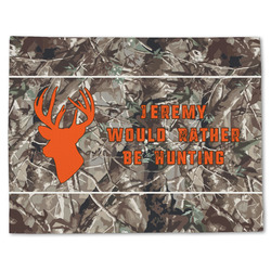 Hunting Camo Single-Sided Linen Placemat - Single w/ Name or Text