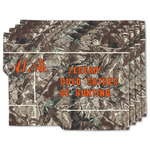 Hunting Camo Linen Placemat w/ Name or Text