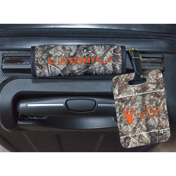 Hunting Camo Luggage Wrap & Tag