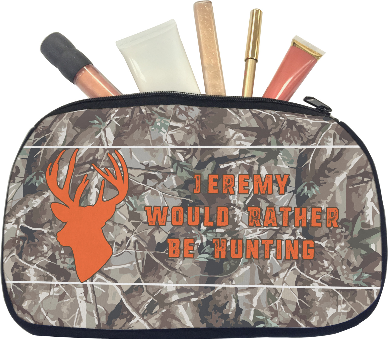 Custom Hunting Camo Makeup / Cosmetic Bag (Personalized) YouCustomizeIt