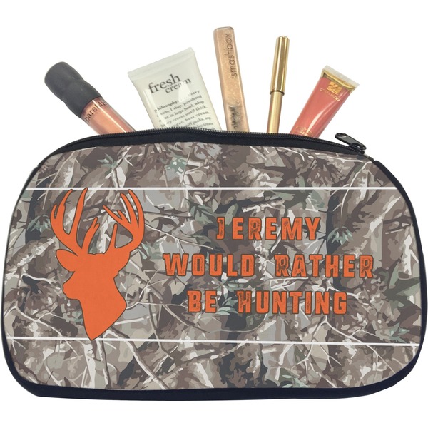Custom Hunting Camo Makeup / Cosmetic Bag - Medium (Personalized)