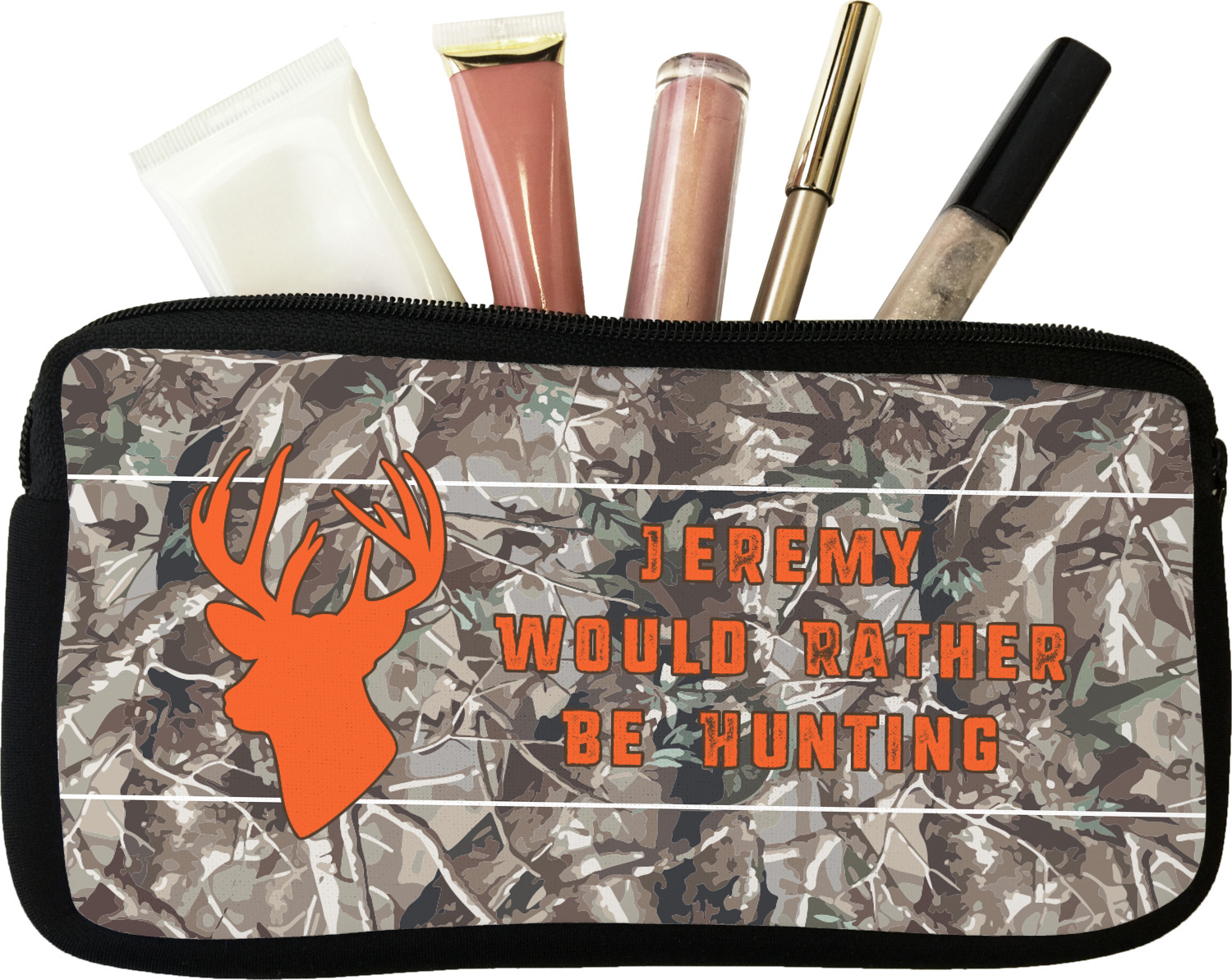 Custom Hunting Camo Makeup / Cosmetic Bag (Personalized) YouCustomizeIt