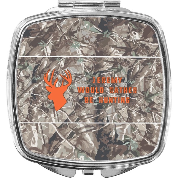 Custom Hunting Camo Compact Makeup Mirror (Personalized)