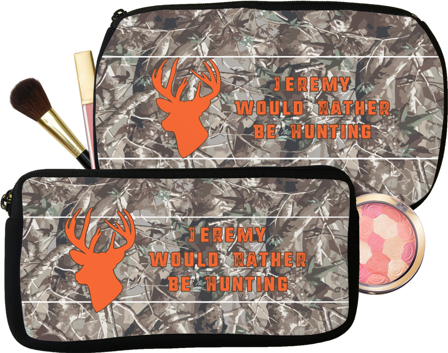 Custom Hunting Camo Makeup / Cosmetic Bag (Personalized) YouCustomizeIt