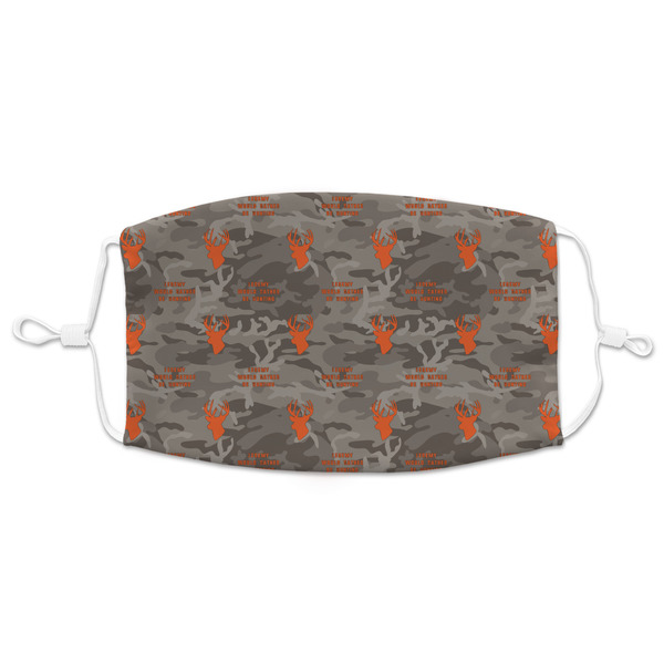 Custom Hunting Camo Adult Cloth Face Mask - XLarge (Personalized)