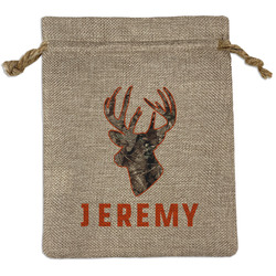Hunting Camo Burlap Gift Bag (Personalized)