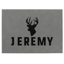 Hunting Camo Medium Gift Box w/ Engraved Leather Lid (Personalized)