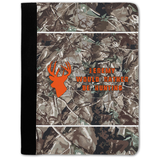 Custom Hunting Camo Notebook Padfolio w/ Name or Text