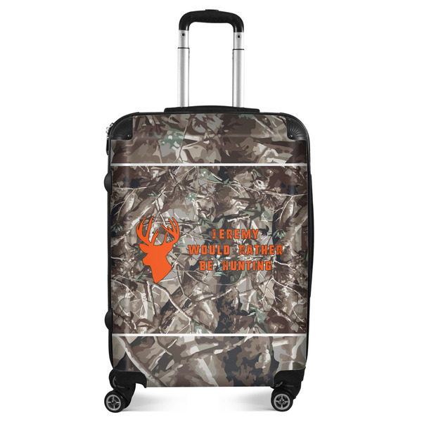 Custom Hunting Camo Suitcase - 24" Medium - Checked (Personalized)