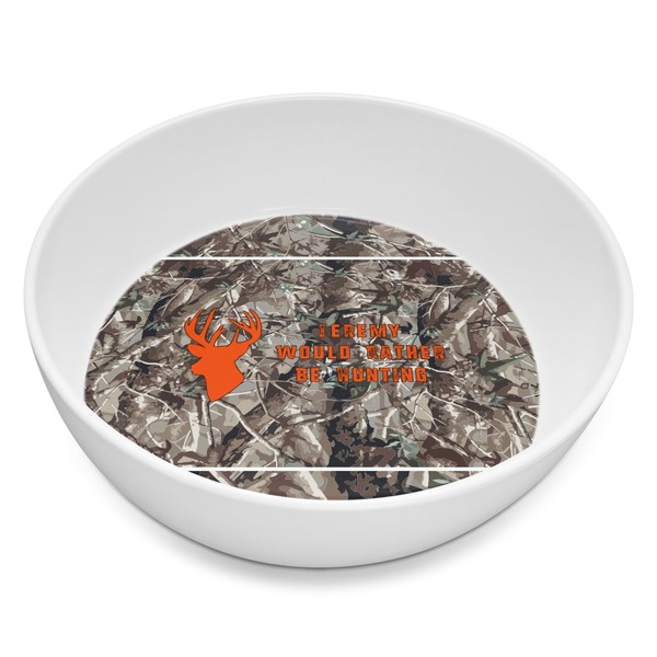 Custom Hunting Camo Melamine Bowl - 8 oz (Personalized)