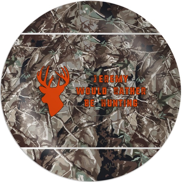 Custom Hunting Camo Melamine Plate - 10" (Personalized)
