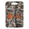 Hunting Camo Metal Luggage Tag - Front Without Strap