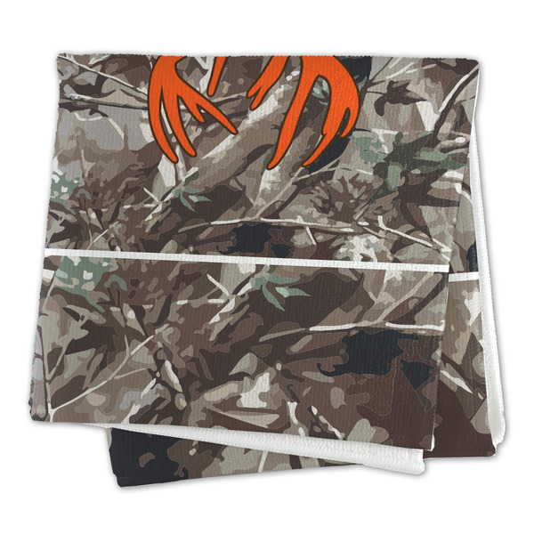 Hunting Camo Microfiber Dish Rag - FOLDED (square)