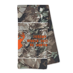 Hunting Camo Kitchen Towel - Microfiber (Personalized)