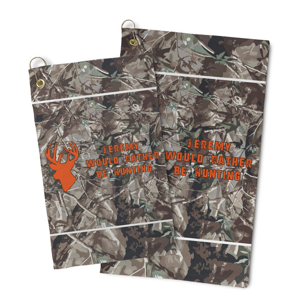 Hunting Camo Microfiber Golf Towel - PARENT/MAIN
