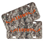 Hunting Camo Mini/Bicycle License Plate (Personalized)