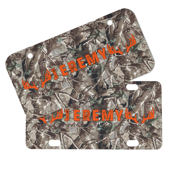 Hunting Camo Mini License Plates - MAIN (4 and 2 Holes)