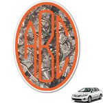 Hunting Camo Monogram Car Decal (Personalized)